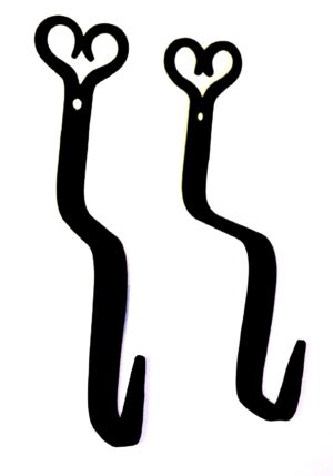 Quilt Hanger Heart Top Starter Pair, HOOKS ONLY