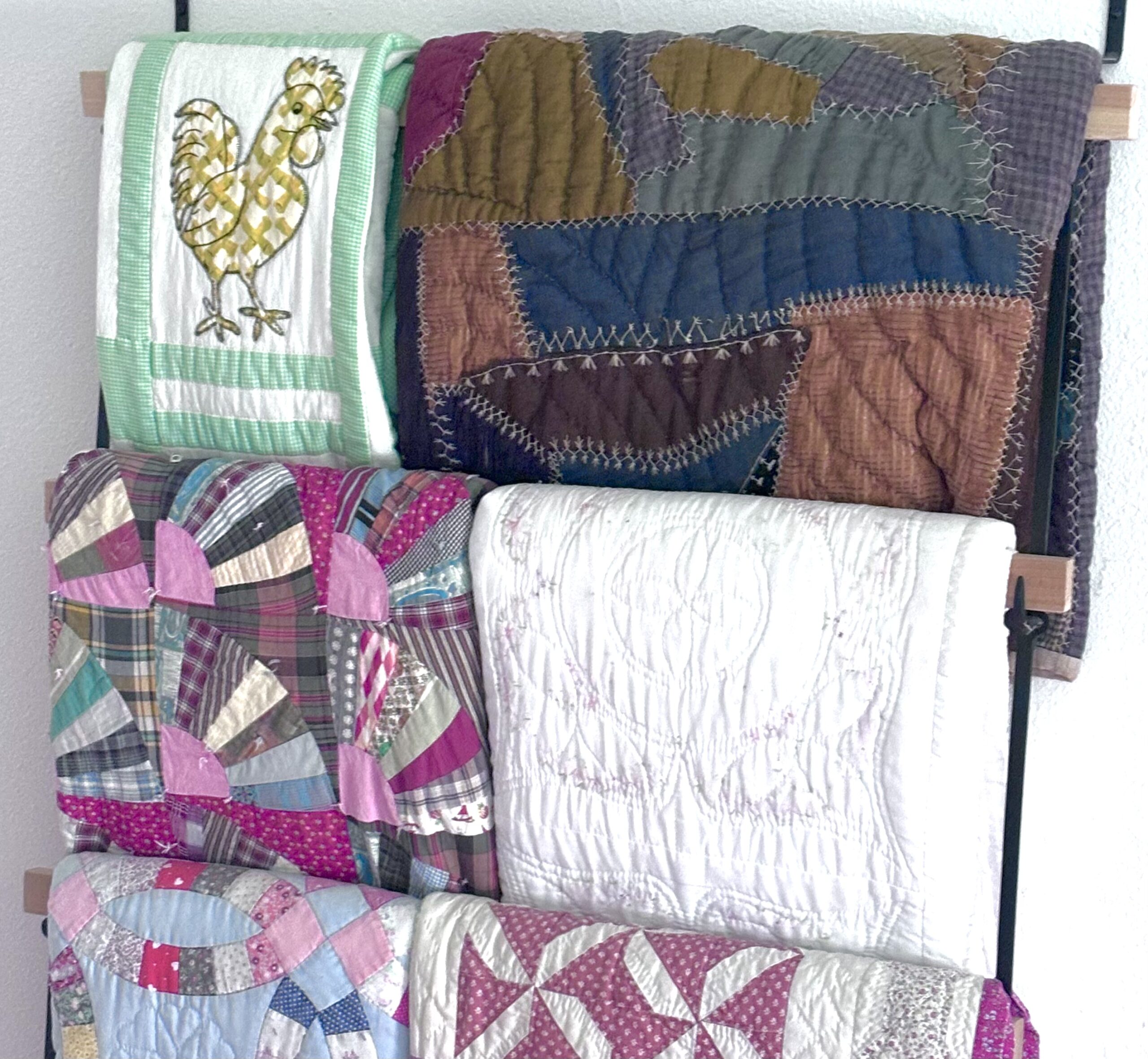 Quilt Hanger Heart Top Starter Pair, HOOKS ONLY - Image 2